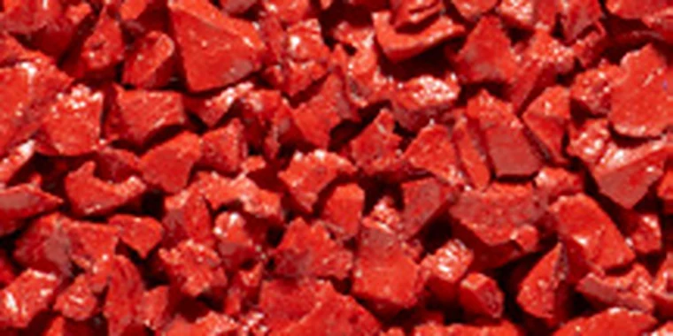 EPDM-Granulat Tomatenrot, ähnlich RAL 3013