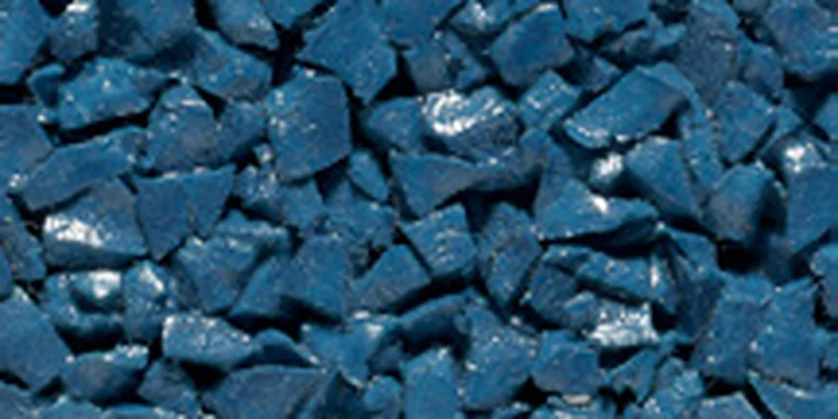 EPDM-Granulat Dunkelblau, ähnlich RAL 5009
