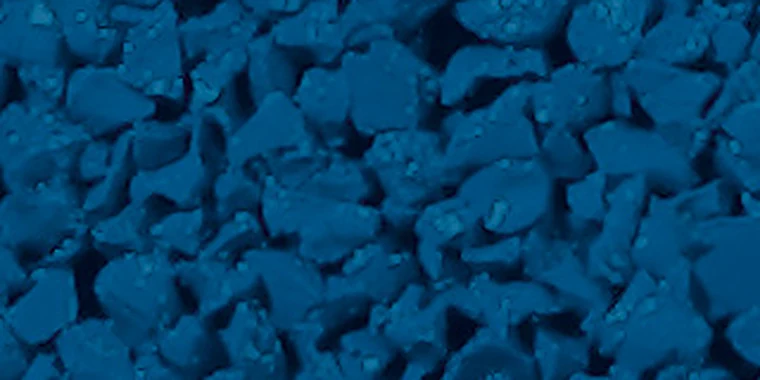 EPDM-Granulat Enzianblau, ähnlich RAL 5010
